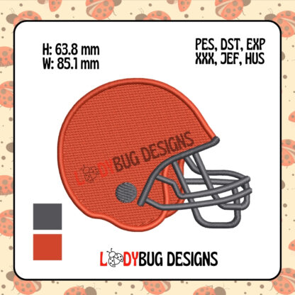 Cleveland Browns NFL Hat Embroidery Design