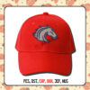 Horse Face Hat Machine Embroidery Design, fully digitized, ready for download, and compatible with all major embroidery machines
