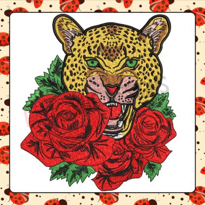 Unleash your creativity with The Ladybug Designs' Floral Leopard Head Embroidery Design! 🐆🌸 This bold, stylish design combines the strength of a leopard with the elegance of floral accents. Ideal for clothing, accessories, or home decor, it’s ready for download and easy to stitch, adding a unique touch to your projects.