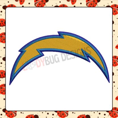 Show your support for the Los Angeles Chargers with The Ladybug Designs' Hat Embroidery Design. Perfect for hats, beanies, and other fan apparel, this bold and detailed pattern captures the essence of the Chargers' iconic branding. Designed for precision stitching, it ensures a professional finish that makes your gear stand out on game day or any occasion. Whether you're personalizing your own apparel or creating a unique gift for a Chargers fan, The Ladybug Designs offers unmatched quality for your embroidery projects. For custom embroidery designs, visit The Ladybug Designs.