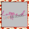 Loved Bow Embroidery Design